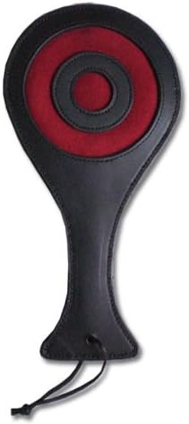 Bullseye Target Leather Spanking Paddle