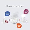 Bellman & Symfon Smoke Alarm Notification System with Flash Receiver and Bed Shaker - Flashing Light and Vibrations Alerts Ideal for Deaf, Hard of Hearing, Heavy Sleepers