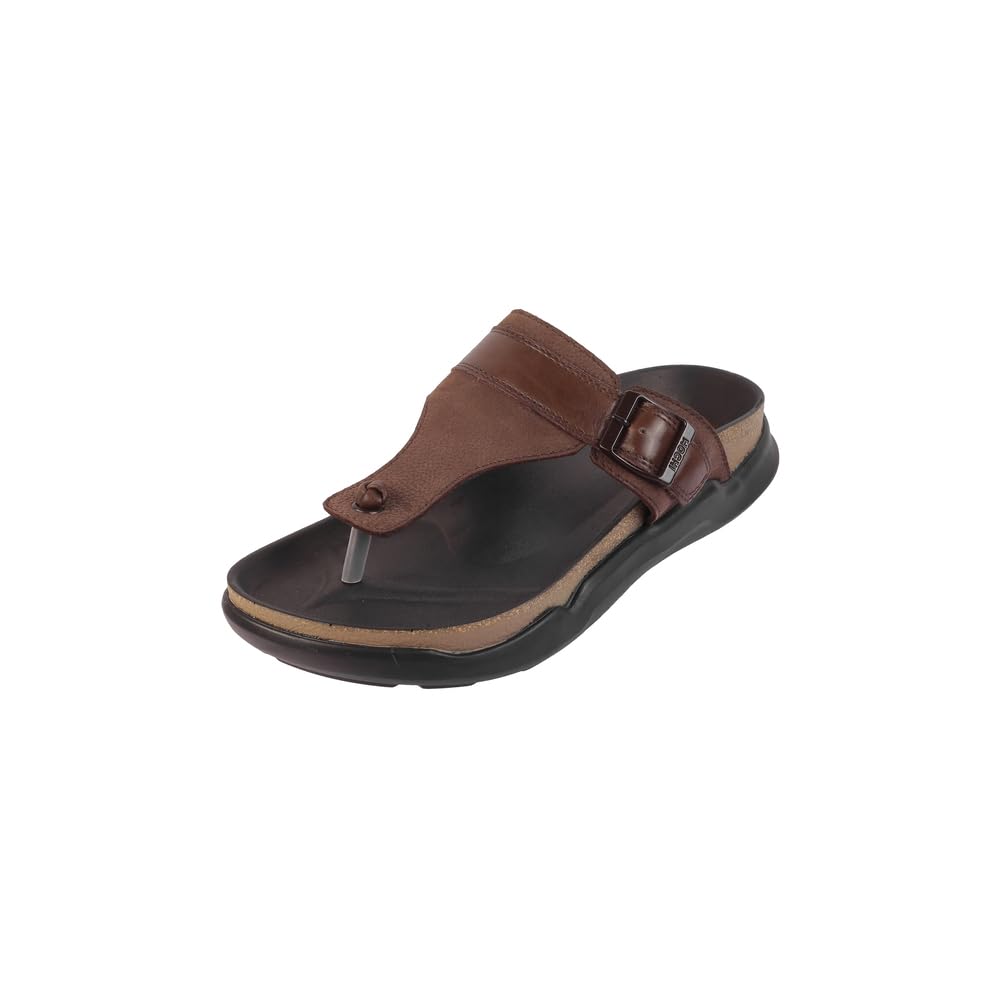 mochi Men Faux Leather Comfort Flipflop Sandal-picture-31