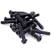 Produktbild M10 (10 mm x 25 mm) Innensechskant-Maschinenschraube  schwarzer Stahl (10 Stück)