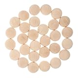 Perles en bois naturel – perles pratiques en demi-bois, idéales pour la confection de colliers, bracelets et autres bijoux