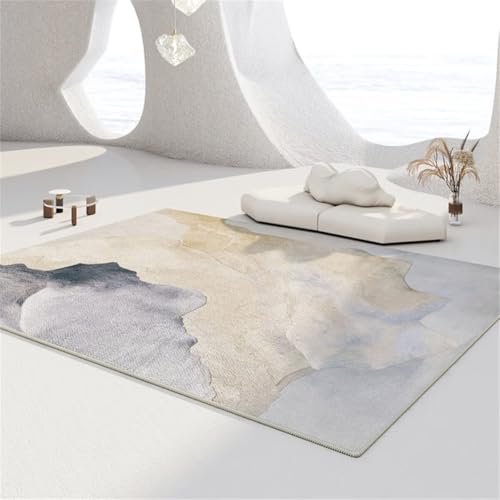 Tapis bleu de chambre garçon et salon gris 160X200CM lavable - 2