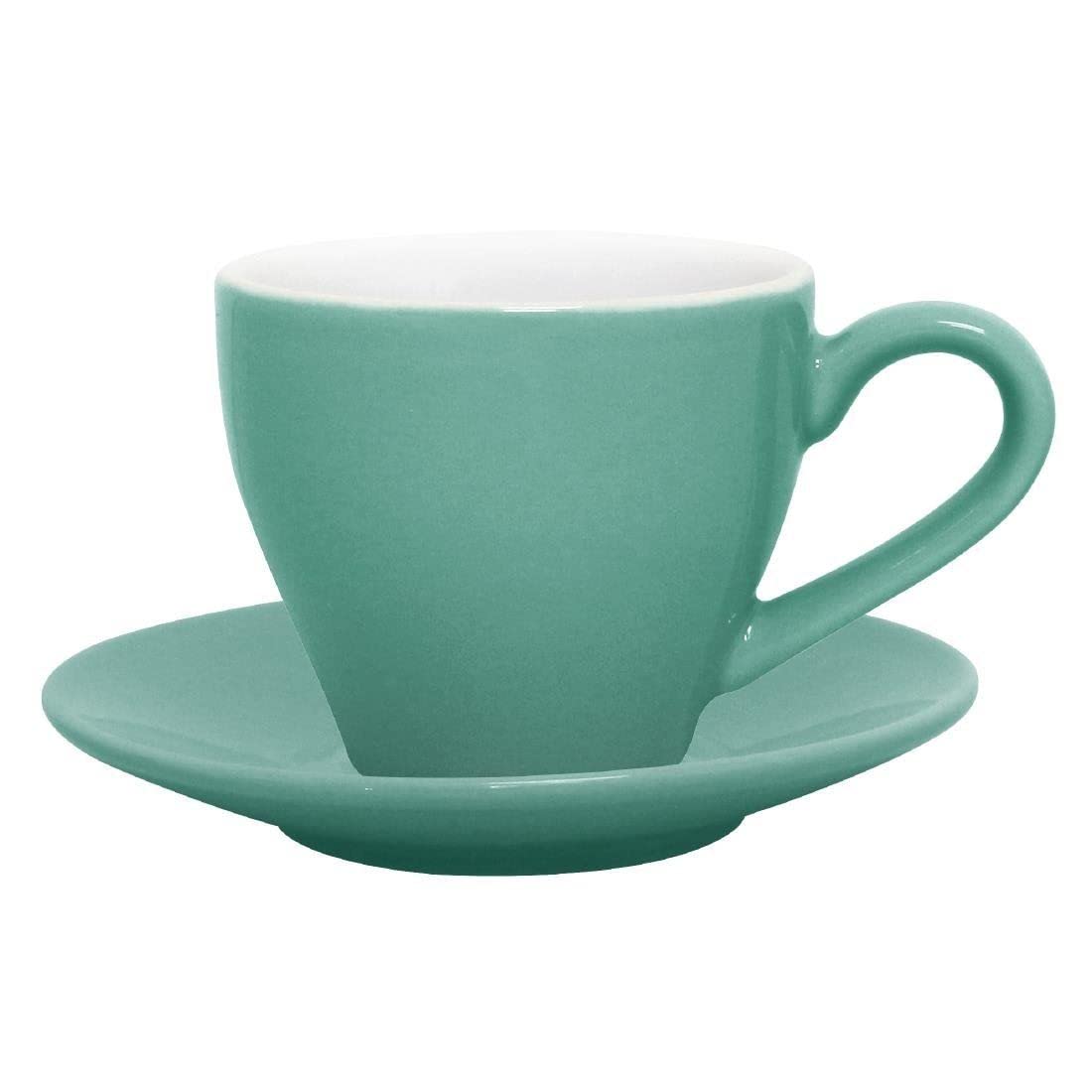 Olympia Lot de 12 soucoupesà expresso en porcelaine pour cuisine, restaurant