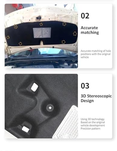 Matériau isolant capot pour Audi Q7 4M isolation moteur