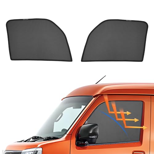 【2025最新型&高密メッシュ＆遮蔽遮熱 Cartist ダイハツ 新型 アトレー S700系 メッシュカーテン Atrai 6代目 令和3年12月-現行 遮光カーテン カーシェード UVカット 遮光 断熱 説明書付き 安定性 取り付け簡単 インテリア 日よけ 車種専用 アクセサリー 2枚