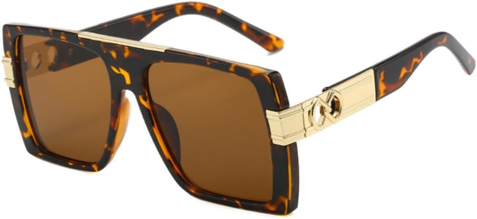 Fashion Sunglasses Women Men Luxury Gradients Lens PC Golden Frame Versatile Sun Protection Eyewear UV400