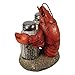 Rivers Edge Products Rivers Edge Products Crawfish Salt and Pepper Shakers - Poly Resin Holder and 2 Glass Spice Dispenser - Unique Dining Table Accessories - Gift-Ready Novelty Kitchen Counter Decor
