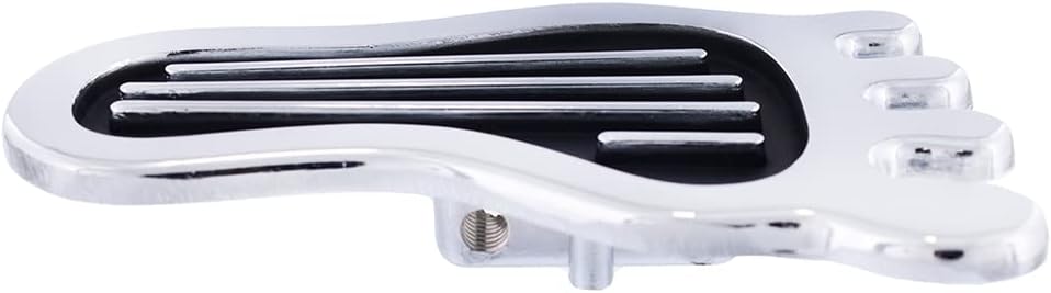 United Pacific S1021 All-Metal Chrome Barefoot Shape Dimmer Switch Cover, Heavy-Duty Switch Cover, Replace Existing Floor Dimmer Switch - ONE Unit