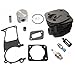 HURI Cylinder with Piston Kits Gasket Oil Seal Spark Plug for Husqvarna 346XP 350 351 353 Chainsaw 44mm