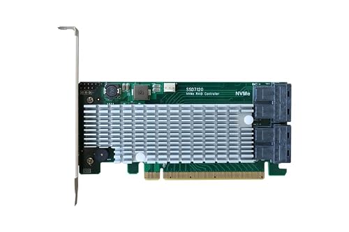Highpoint Technologies Rocket 1120 Nvme 4-Port M.2/U.2 Unbeatable Peformance/Comprehensive Selection; No-Bifurcation Required, Black #TOP13