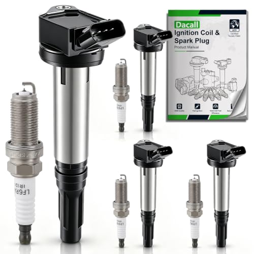 Ignition Coil Packs & Iridium Spark Plugs Fit for 2010-2017 Toyota Camry