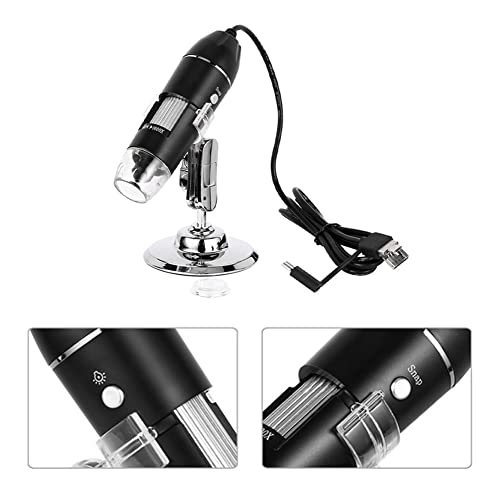 Microscope numérique 1600X USB portable pour soudure électronique et loupe LED - 6