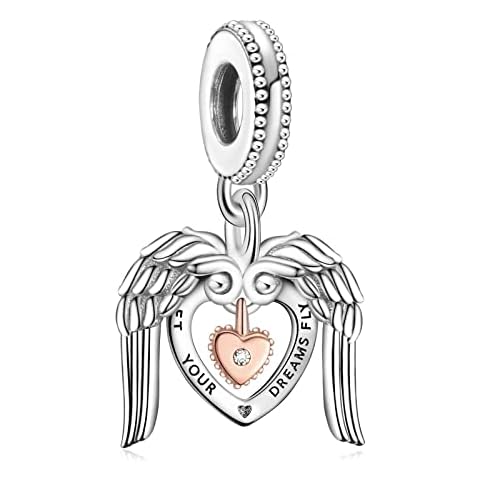 LaMenars Sterling Silver Angel Wings Charm Cover