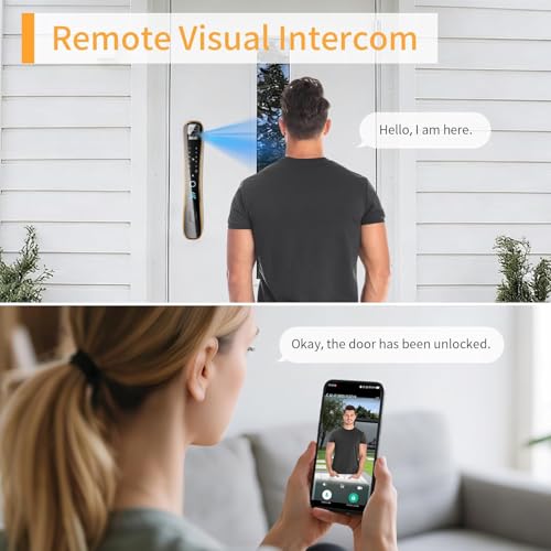 EIYSIE Video Smart Lock with Camera & Doorbell, 8-in-1 WiFi Keypad Deadbolt by EIYSIE - Used condition - Image 5