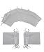 Ankirol 100pcs Wedding Favors Sheer Organza Favor Bags 2x3'' Gift Bags Samples Display Drawstring Pouches (white)