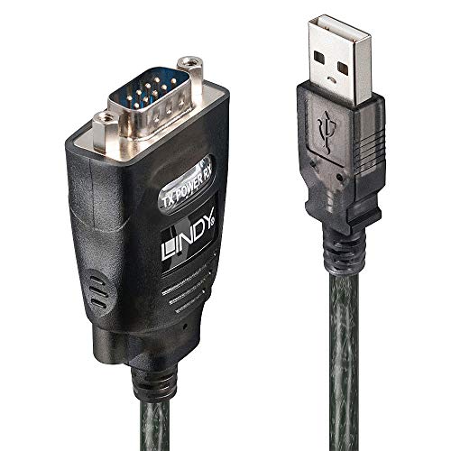 Preisvergleich Produktbild LINDY 42686 USB auf Seriell Konverter, Schwarz
