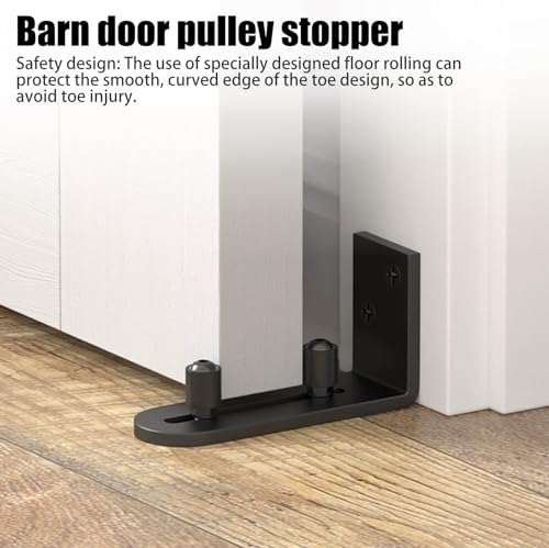 2 PCS Schiebetürsystem Laufschiene Bodenführung Schiebetür: Nizirioo 8-in-1 Schiebetürsystem Schiebetür Bodenführung Schiebetürführung Bodenführung Wand Perfekt für alle Schiebetüren mit Handsch