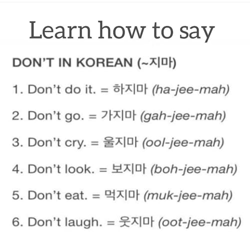 6 words with don't in korean +3 bumper korean drama phrases | Korea Talks With Indo Unnie | Korean