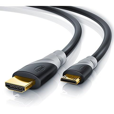 Cable CSL Mini HDMI 10m 3D Ethernet Cover