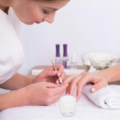 Set de 3 vasos para líquido de arte de uñas miniatura 5