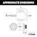 CURT 51170 Spectrum Original Equipment Style, Integrated Electric Trailer Brake Controller, Proportional
