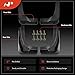 A-Premium Set of 4PCS Mud Flaps Splash Guards Mudguards Mudflaps with Hardware Accessories Compatible with Volkswagen GTI, 2015-2017, Hatchback, Front and Rear (Driver & Passenger Sides)