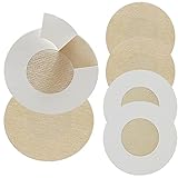 Kris-kikomy 40 Pairs Nipple Covers for Women Disposable Breast Pasties Adhesive Round Invisible Nipple Breast Covers Nude