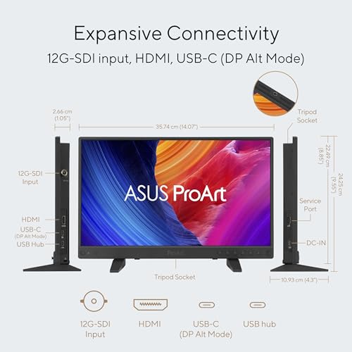 ASUS ProArt PA16USV écran plat de PC 39 6 cm 15.6 3840 x 2160 pixels 4K Ultra HD LCD Neuf - vue 9