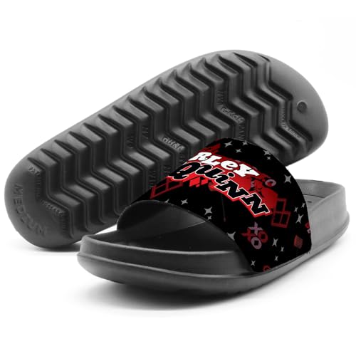 Popfunk Batman Harley Quinn Unisex Adult Slides Adjustable Flip Flop Sandals Officially Licensed Hypd Slydr Switch™4
