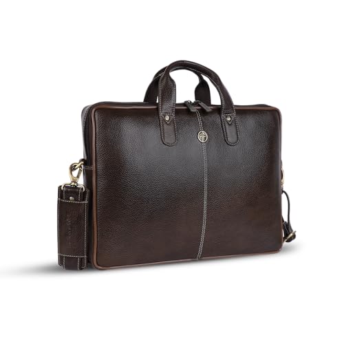 HAMMONDS FLYCATCHER Genuine Leather Office Bag for Men - 15.6 Inc...