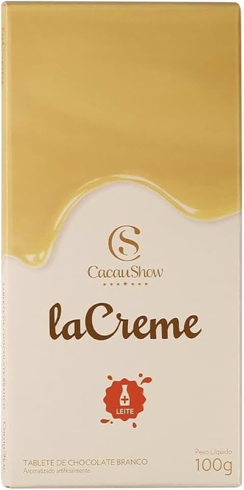 Tablete Lacreme Branco 100G Cacau Show