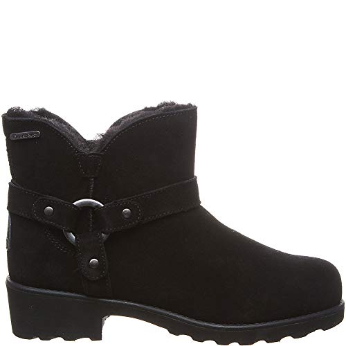 BEARPAW Casual Boots Womens Anna 5" Cow Suede 9 M Black II 2289W