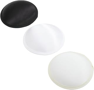 3Pcs 3 Colors Satin Fascinator Hat Base 5.3 Inch Flat Round Millinery Headdress Base Cocktail Hats Making Embryo Women Linen Vintage Supply for Party Wedding Church DIY Craft Making