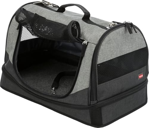 Trixie 28940 Tasche Holly, 30 × 30 × 50 cm, schwarz/grau