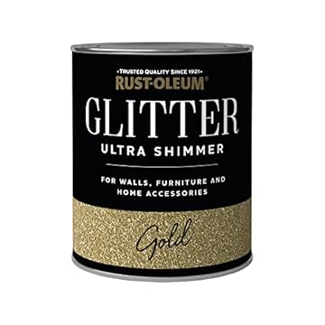 Rust-Oleum Glitter Paint Ultra Shimmer Gold Wall & Furniture Paint
