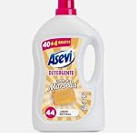 Asevi Detergente Líquido para Lavadora Marsella - Detergente para Ropa Blanca y de Color con Fórmula Concentrada - Jabón Natural de Marsella - 44 Lavados