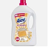 Asevi Detergente Líquido para Lavadora Marsella - Detergente para Ropa Blanca y de Color con Fórmula Concentrada - Jabón Natural de Marsella para una Ropa Limpia y Cuidada - 42 Lavados