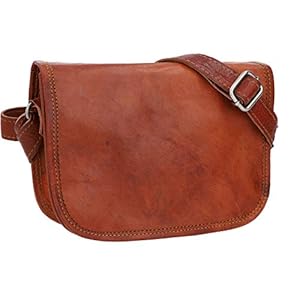 Gusti handtas leer – Summer schoudertas leren tas klein bruin