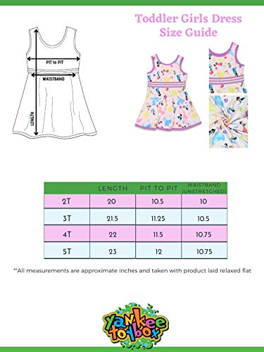 Disney Princess Toddler Girls Fit And Flare Ultra Soft Dress (5T, Pink) #TOP1