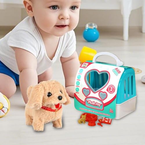 Mascota de peluche abrazable y robot perro interactivo ideal para regalar 7