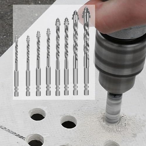 Forets à spirale excentrique pour percer le béton dur sans déraper - 5