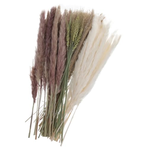 PRETYZOOM 5 Caixas Pompas Brancas Buquê Vasos De Casamento Decoração De Casamento Buquê Boquets De C