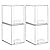 Vtopmart 7.6" H Clear Stackable Storage Drawers, 4 Pack Plastic Organizers Bins for Skincare, Cosmetics,Beauty Supplies,Ideal for Vanity, Bathroom,Kitchen Countertop,Cabinet Organization