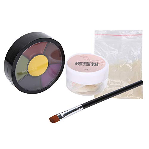 Fake Wound Scars Powder, Plant Extract, Scars Powder Set, for Special Effect Makeup Scar Makeup Home Makeup