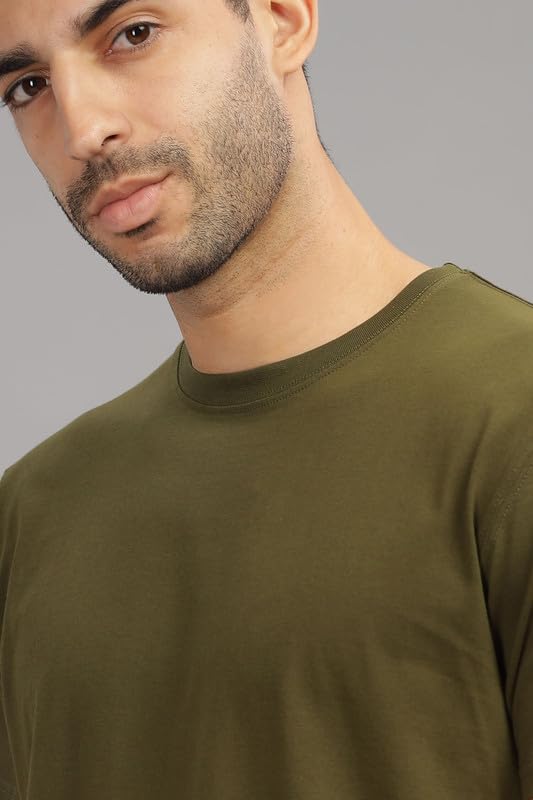 Image of XENOVAURBAN Unisex Regular Cotton Solid Color Tshirt