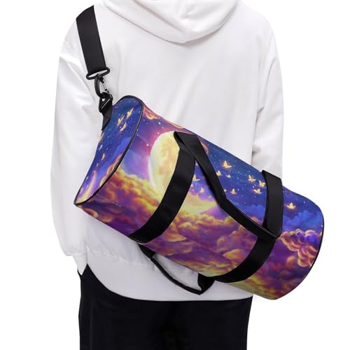Sac de sport Nébuleuse Papillon 45x23x23cm parfait pour le voyage et gym - 6