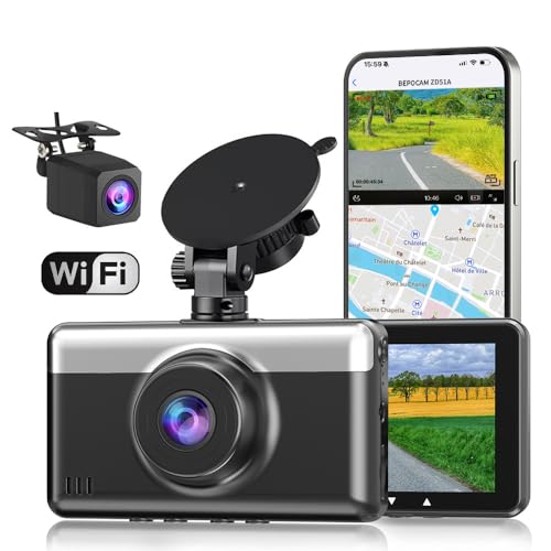 Dash cam coche 4K con wifi y app: protege tu Porsche Boxster con grabación frontal y trasera 4