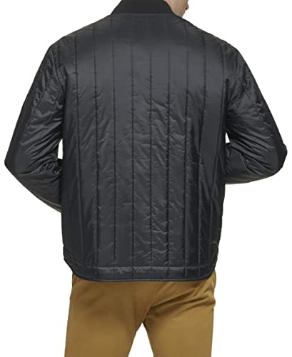 Image of DOCKERS Men's Channel Quilted Open Bottom Bomber Jacket