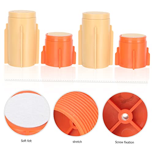 Veemoon 4Pcs Adjustable Bed Frames Bed Noise Stopper Adjustable Bed Frame Anti Shake Bed Wall Bumper Bed Accessories Bedside Anchor Bed Fixer Holder Plug Wall Plug Pad #TOP3