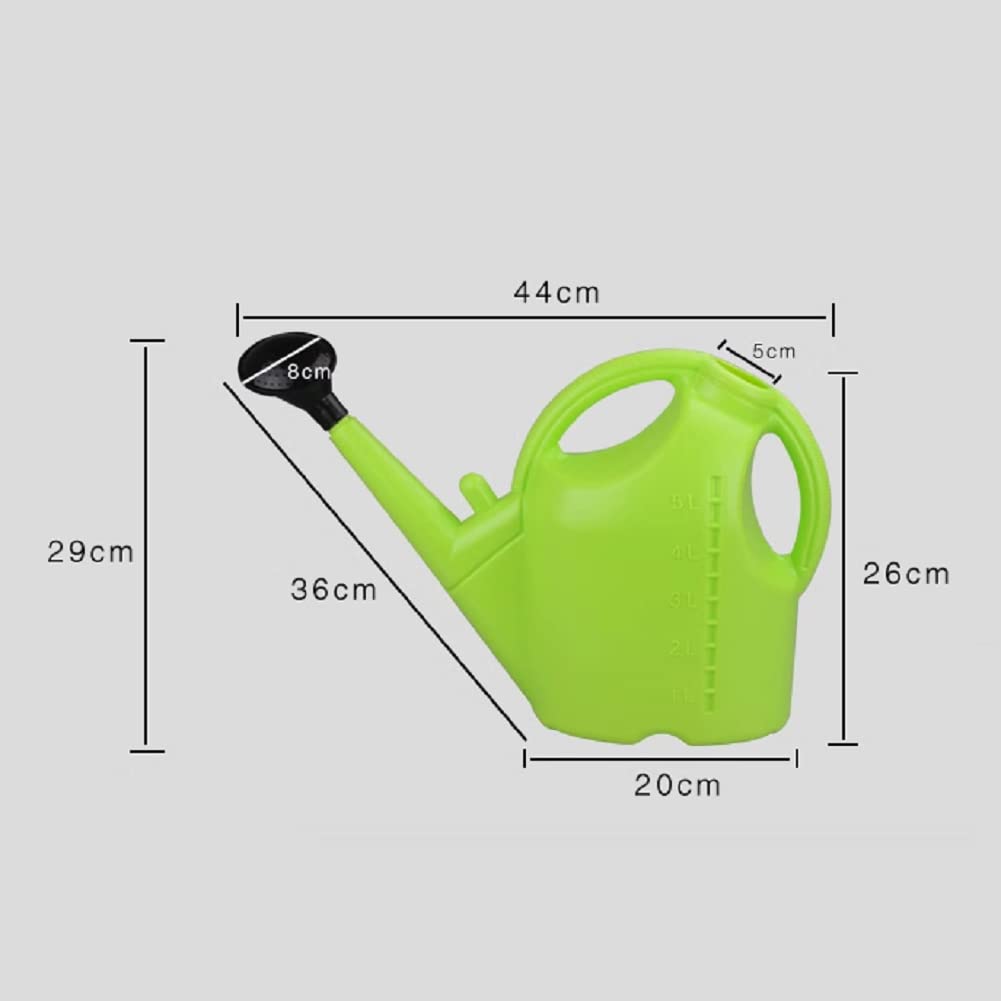 Regadera De Plastico - Regadera Pequeña Eva 5 litros - Regador De Plantas - Cabezal Efecto Lluvia - Regadera Plástico para Interiores,D
